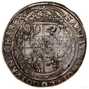 Thaler, 1633, Bydgoszcz; Av: Half-figure of king holding...