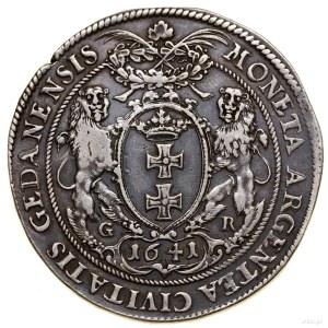 Talar, 1641, Gdańsk; Aw: Popiersie króla z koronkowym k...