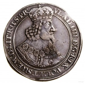 Thaler, 1648, Gdansk; Av: Bust of king with lace k...