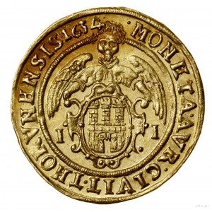 Ducat, 1634, Torun; Av: Bust of the king to the right, VLAD I....