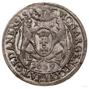 Ort, 1659, Gdansk; in the obverse legend IOAN CAS..., in the lege....