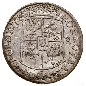 Ort, 1684, Bydgoszcz; initials TLB (Titus Livius Borat...