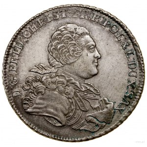 Talar, 1763 IFôF, Drezno; Aw: Popiersie królewicza w pr...