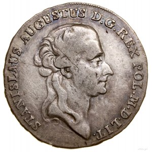 Half-talar, 1788 EB, Warsaw; Av: King's head to right, S....