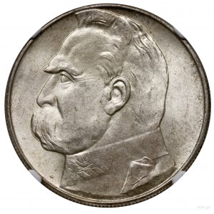 10 zloty, 1939, Warsaw; Jozef Pilsudski; Kop. 3008,...