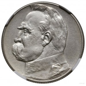 5 złotych, 1934, Warszawa; Józef Piłsudski; Kop. 2958, ...