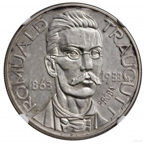 10 złotych, 1933, Warszawa; Romuald Traugutt - 70. rocz...