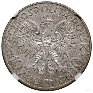 10 złotych, 1933, Warszawa; Jan III Sobieski - 250. roc...