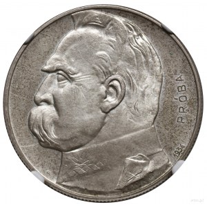 10 zloty, 1934, Warsaw; Józef Piłsudski - Eagle Str...