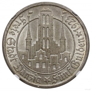 5 guldenów, 1923, Utrecht; Kościół Najświętszej Marii P...