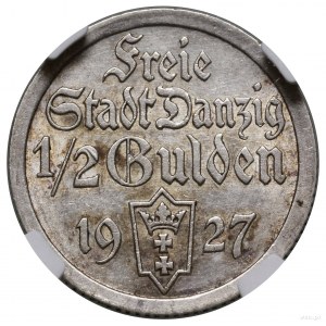 1/2 guldena, 1927, Berlin; Koga; AKS 16, CNG 514.II, Ja...