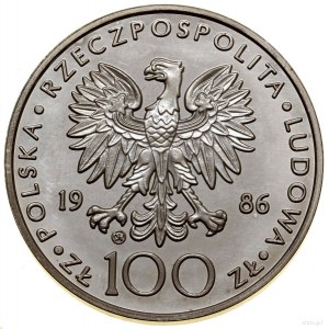 100 złotych, 1986, Szwajcaria; Jan Paweł II; Parchimowi...