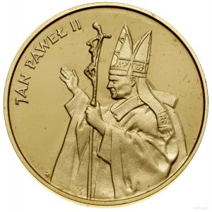 10,000 zloty, 1987, Warsaw; John Paul II - half-post...