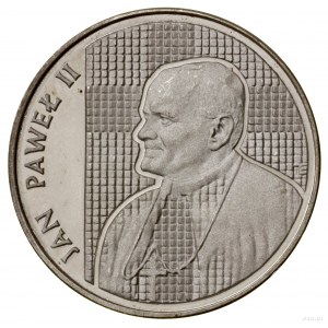 10,000 zloty, 1989, Warsaw; John Paul II - bust...