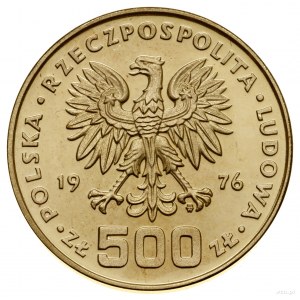 500 Zloty, 1976, Warschau; Kazimierz Pulaski (1747-17...