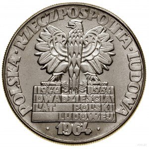 10 złotych, 1964, Warszawa; Nowa Huta - Płock - Turoszó...