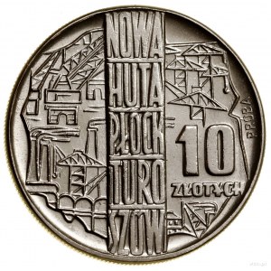 10 złotych, 1964, Warszawa; Nowa Huta - Płock - Turoszó...