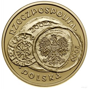 200 złotych, 2000, Warszawa; 1000-lecie Zjazdu w Gnieźn...