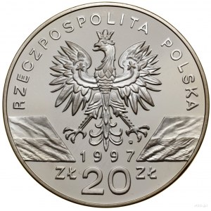 20 złotych, 1997, Warszawa; Jelonek Rogacz - Lucanus ce...