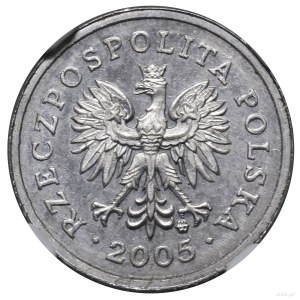 10 groszy, 2005, Warszawa; Parchimowicz P704e; próba te...