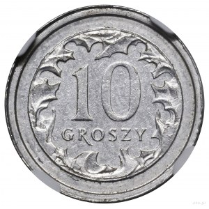 10 pennies, 2005, Warsaw, Poland; Parchimowicz P704e; sample te...