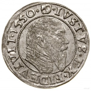 Penny, 1550, Königsberg; tip of inscription PRVSS; Cop. 379...