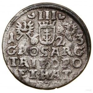 trojak, 1623, Opole; a variety with a bust of a prince in a cor...