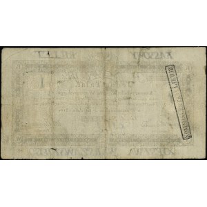 1 talar, 1.12.1810; seria A, numeracja 8714, podpis kom...