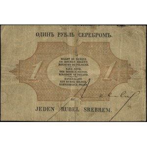 1 ruble silver, 1864; signatures: A. Kruze, Wenzl, series ...