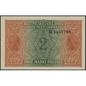 2 marki polskie, 9.12.1916; Generał, seria B, numeracja...