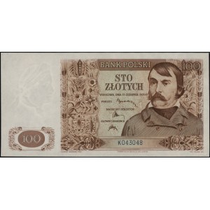 100 zloty, 15.08.1939, series K, numbering 043048; Luc...