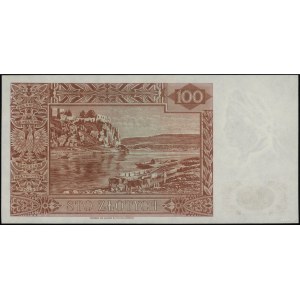 100 zloty, 15.08.1939, series K, numbering 043048; Luc...