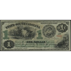 1 dollar, 2.03.1872; series A, numbering 2031; Criswell 3....