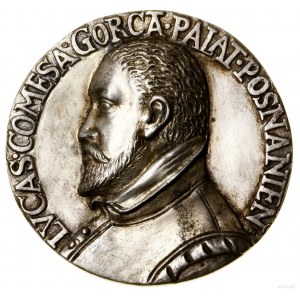 Medal pamiątkowy, 1571 (?); Aw: Popiersie w lewo, z kró...