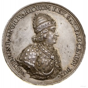 August II i Widukind, 1699, medal autorstwa Martina Hei...