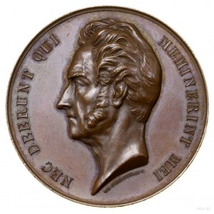 Commemorative medal, 1832, designed by Wladyslaw Thomas Kaz...