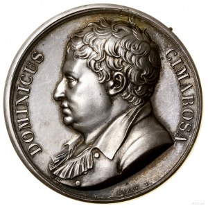 Medal commemorating Domenico Cimarosa, 1818, designed by ...