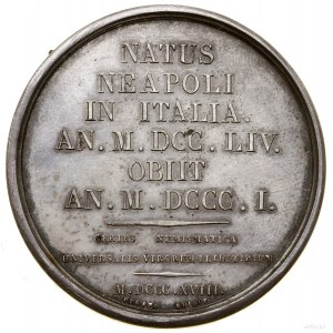 Medal commemorating Domenico Cimarosa, 1818, designed by ...