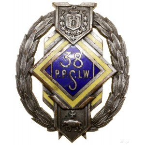 Oficerska Odznaka Pamiątkowa 38. Pułku Piechoty Strzelc...