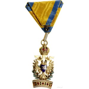 Order Żelaznej Korony III Klasy, z dekoracją wojenną i ...