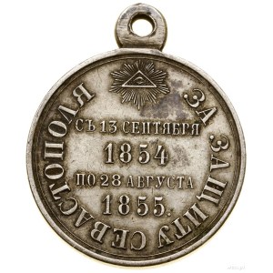 Medal za Obronę Sewastopola w Latach 1854-55, 1855; Uko...