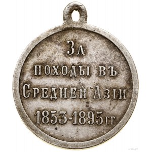Medal za Kampanie w Azji Środkowej w Latach 1853-95, 18...