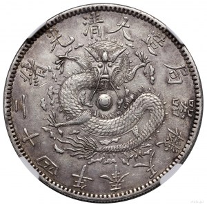 1 dollar, 24th year Kuang-hsu (1898), Fengtian; Kann 244, K...