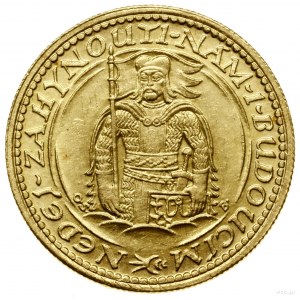 Ducat, 1933, Kremnica; Saint Wenceslas; Fr. 2, KM 8; gold...