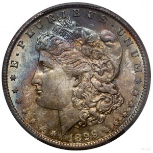 1 dollar, 1899 O, New Orleans; Morgan type; KM 110; coin...