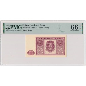 1 gold 1946 - PMG 66 EPQ