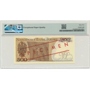 500 złotych 1982 - WZÓR - CD 0000000 - No.0199 - PMG 65 EPQ