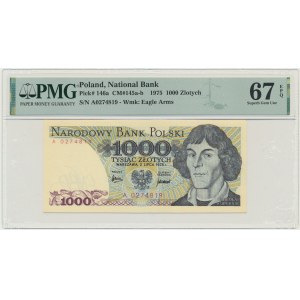 1.000 złotych 1975 - A - PMG 67 EPQ