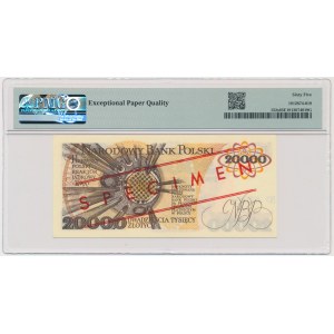 20.000 złotych 1989 - WZÓR - A 0000000 - No.0230 - PMG 65 EPQ