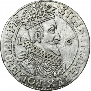 Sigismund III Vasa, 1/4 Thaler Danzig 1623 - PR•